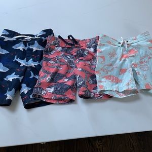 Bundle of 3T Boys swimsuits EUC